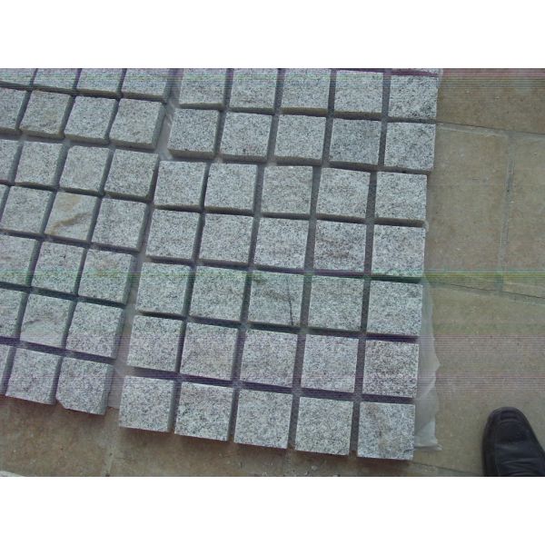 Durable Roads Granite Paving Slabs Stone Brick High Density 10 X 10 X 10cm