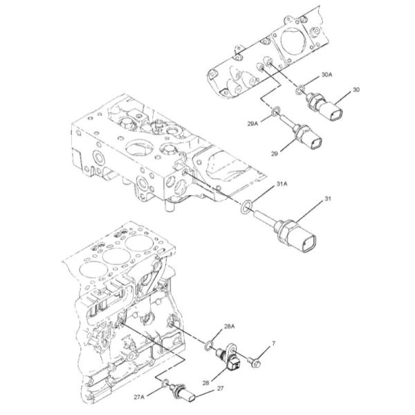 286 3683 CAT Excavator 323D C6.4 320D ECU Engine Controller