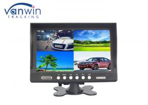 Cheap 4CH car tft lcd monitor 7 inches with Quad Images for Van / Truck for sale