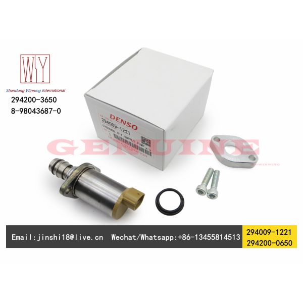 Denso Genuine Suction Control Valve 294200-0650 294200-3650 294009-1221 for Isuzu 8-98043687-0 8980436870 8 98043687 0