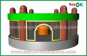 Cheap Giant Inflatable Games Funny Inflatable Sports Games Human Whack A Mole Game With Air Blower for sale