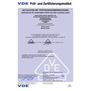 Guangdong Zhaoli Motor Group Co.,Ltd Certifications