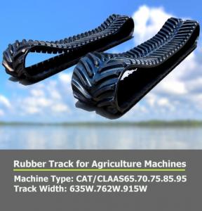 Cheap Rubber Tracks For John Deere Tractors 8000T TF30  X P2 X 42JD With Reinforced Drive Lug Allowing High Speed for sale