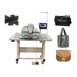 Cheap Conjoined Two Axis DP17 Leather Bag Computerized Pattern Sewing Machine for sale