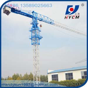 Cheap 60m Boom 10ton 2*2*3m Split Mast Section QTP6010 Topless Tower Crane Manufacturer for sale
