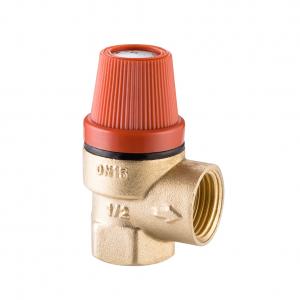 China 1/2'' CE Pressure Relief Safety Valve WRAS Approved For European Boiler Heating System Pipe on sale