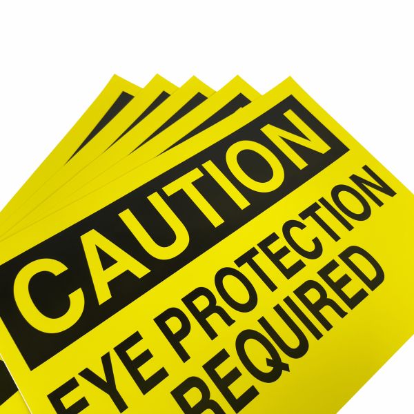 Customizable Plastic Pasteable Warning Sign For Industrial