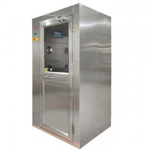 Cheap SS 201 Air Shower Room Single Sided Blowers 380V 220V With Swing Door for sale