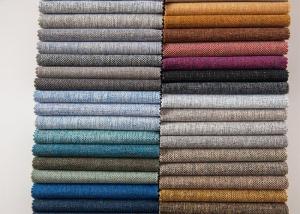 Cheap Fabric manufacturer cheap linen look fabric for home deco upholstery sofa linen fabric for sale