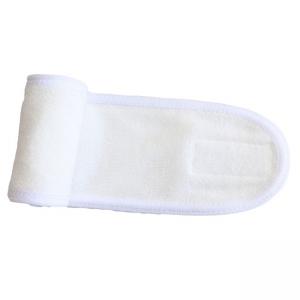 China Pure Color Terry Cloth Face Cleansing Headband For Fitness 9x62cm on sale