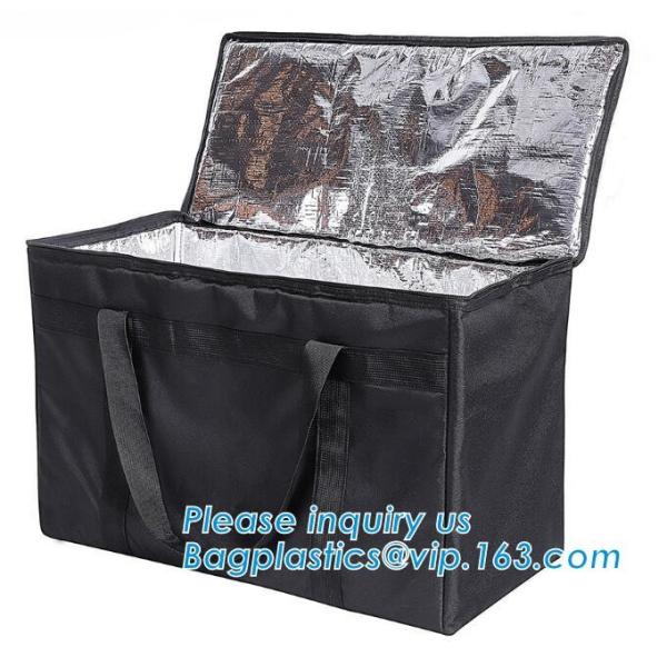 thermal large ice cooler bag/insulated aluminium foil 600D polyester lunch picnic cooler bags,picnic lunch aluminum insu