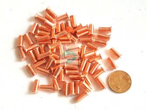 Cheap M3 - M10 Flanged Capacitor Discharge Studs Copper Plated Mild Steel Weldable for sale
