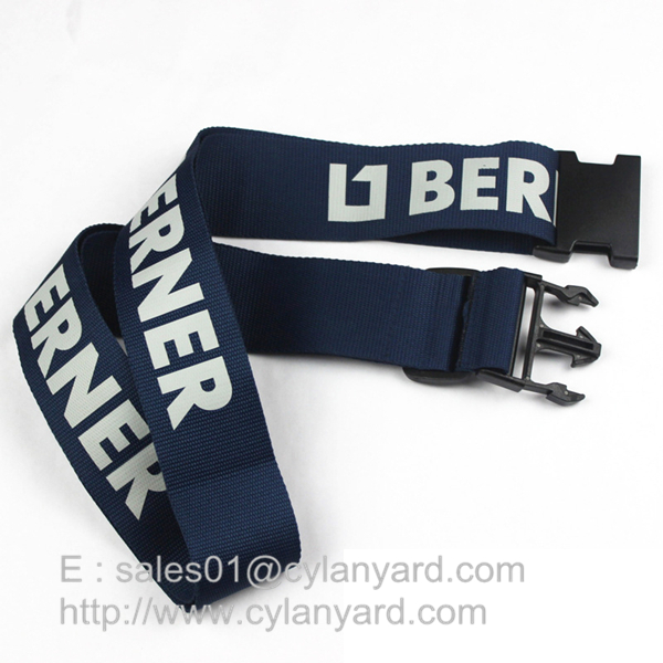 Printed Nylon Luggage Bag Belts, Heavy Duty Nylon Suitcase Secure Belt Straps