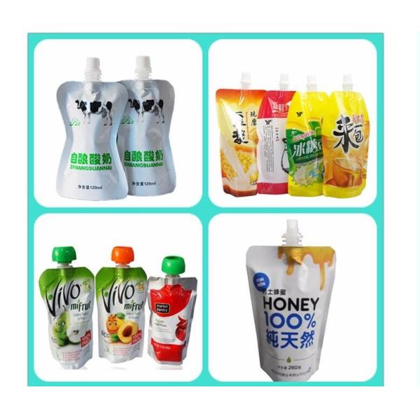100% eco-friendly custom famous washing and detergent package with spout