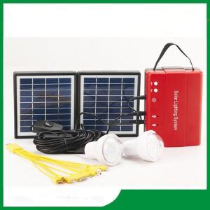 Cheap price mini solar lighting kits, portable solar lighting kits with bulb light & FM radio for hot selling