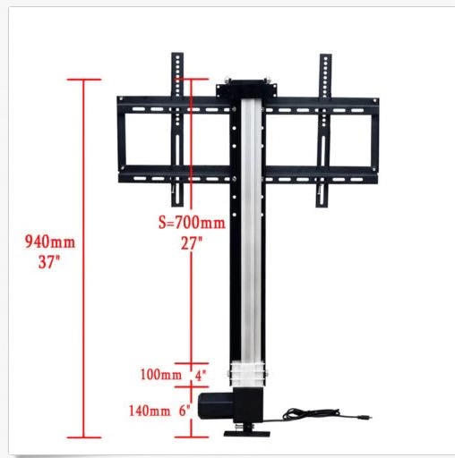 LCD TV bracket remote control lift bracket display elevator bracket hidden display bracket
