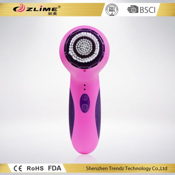 Quality Electric  Facial Brush Waterproof Sonic Cleansing System Portable Face Rechargeable Cleanser Massager Scrubber  for Body wholesale