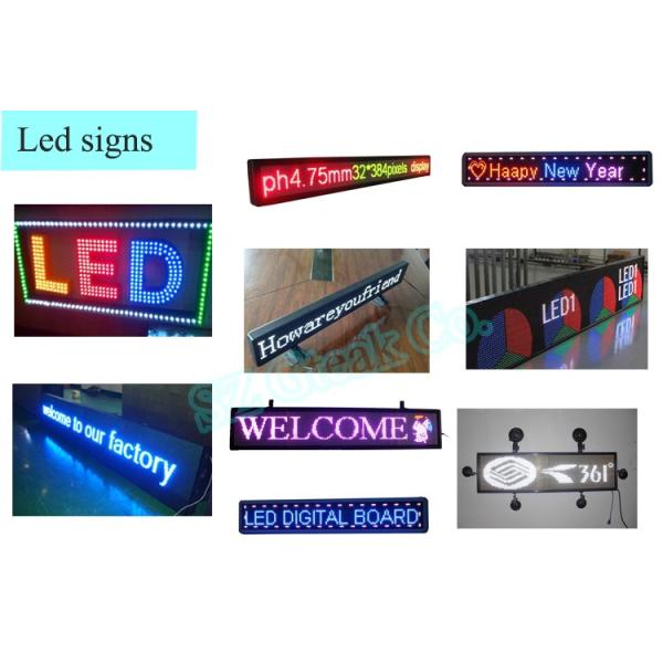 Scrolling running message electronic led display