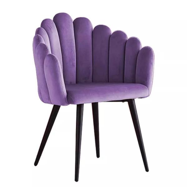 Cushion Seat Unique Leather Padded Dining Chairs Hold Up 200kg Anticorrosive