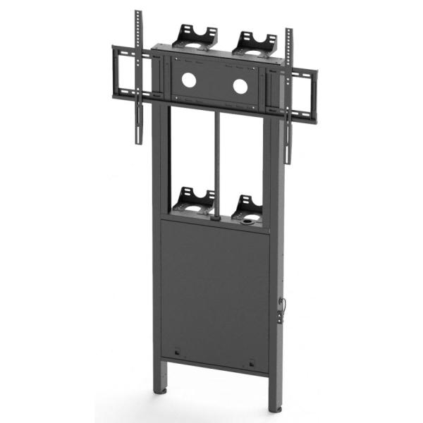 Adjustable Height Interactive Flat Panel Stand For Floor/ Wall Mounting Smart TV Touch Monitos