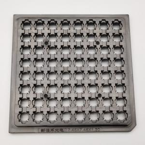 Cheap Through Hole Structure Plastic Cavity Trays For Loading Camera Lens for sale