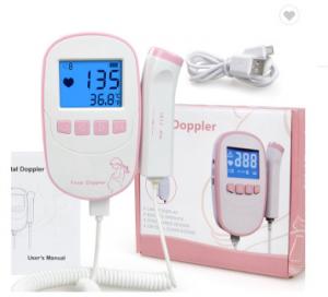 Cheap Fetal Doppler Baby Heartbeat fetal Detector Portable Ultrasound Heart Rate fetal Monitor for sale