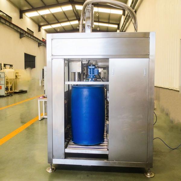 200L 2 Nozzles Liquid Detergent Drum Filling Machine