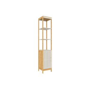 Cheap Bamboo Bathroom Storage Shelf With 15KG Capacity for sale