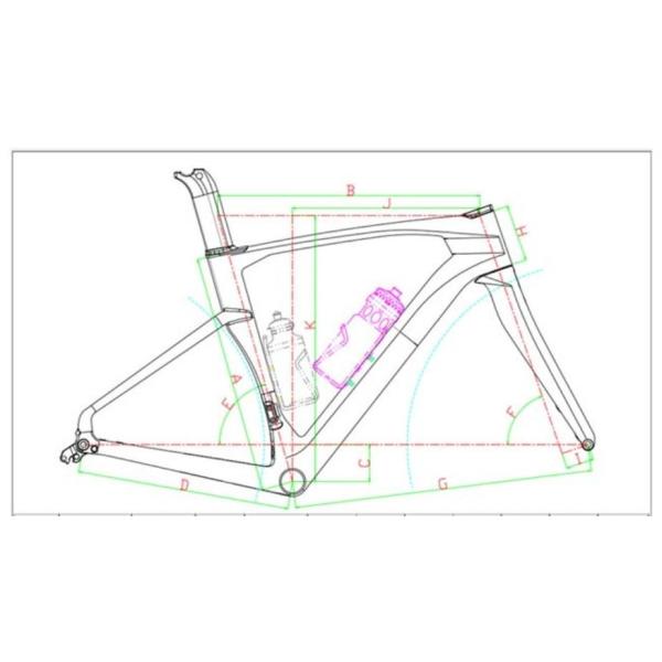 T900 Carbon Fiber Gravel Bike , 45cm Road Bike GRAVEL V2 22 Speed 40C