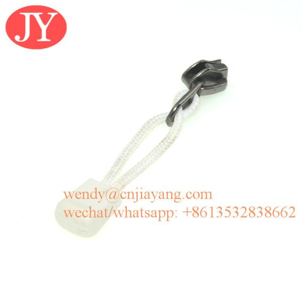 Jiayang high quality zipper pulls string zipper pull custom cord zipper pull