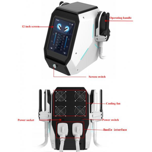 High Intensity Muscle Sculpting Machine , Fat Reducing EMS Slim Machine