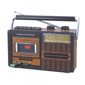 China DC 6V Portable Radio Player With Tape Playback Recording multifunctional on sale