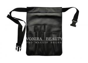 China 6 Pockets Professional Cosmetic Makeup Brush Bag With Artist Belt Strap on sale