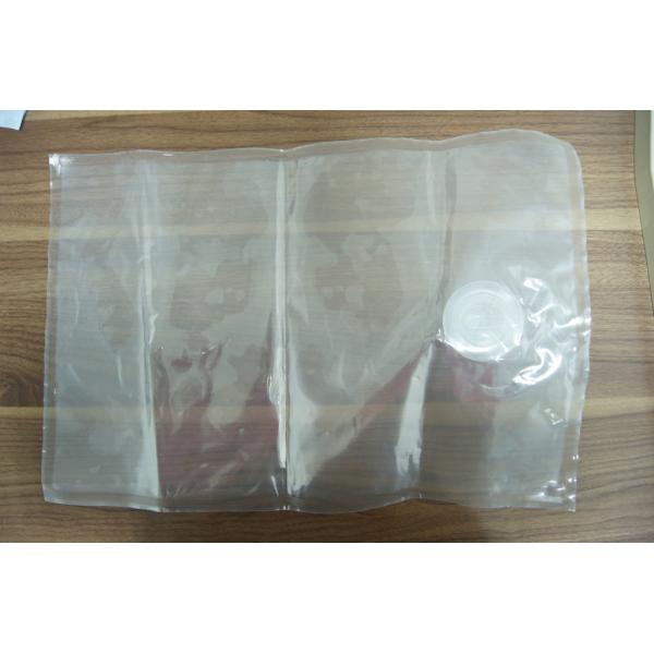 Quality Plain Heat Resisting 3 - Side Food Vacuum Seal Bags With Degassing Valve wholesale