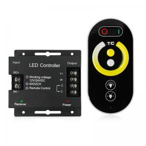 Cheap Color Temperature LED CCT Controller 12V 3 Channel Light Dimmer Rf Double Color for sale