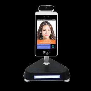 China Smart Control Kiosk Face Recognition Temperature Measurement VESA Desk Mount Monitor on sale
