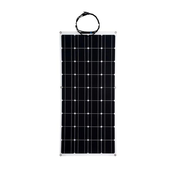 Lightweight And Easy To Install 100w 12v Semi Flexible Solar Panel For Car Boats