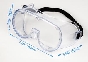 Cheap Clear Transparent Anti Splash Anti Shock Safety Protective Eye Medical Goggles for sale