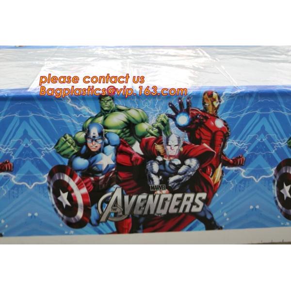 Hello Kitty Party Supplies Plastic Tablecloth kids Birthday Decoration Baby Shower For Kids Girls, 1pcs spiderman theme