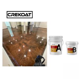 Cheap Super Gloss Clear Industrial Metallic Epoxy Floor Coating Two Components for sale