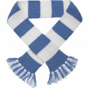 Cheap 50cm Winter Wool Free Striped Scarf Knitting Pattern With Embroidery Logo for sale