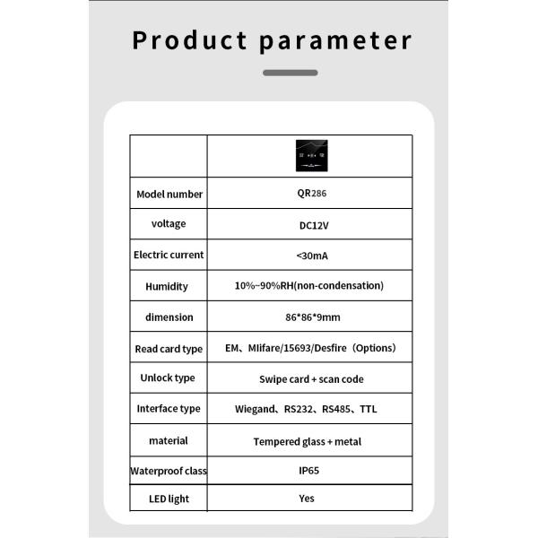 TCP IP RJ45 Network QR Code Scanner HTTP MQTT Modbus RFID QR Code System NFC 13.56Mhz IC QR Code Reader Access Control