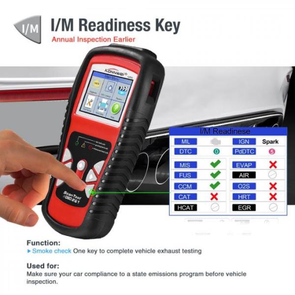 Code Reader Car Engine Tester KONNWEI KW830 With Live Data / Car Battery Testers Analyzers