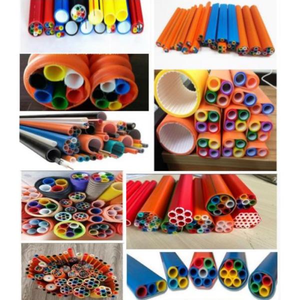 6 Micro Tubes 7 Micro Tubes COD Corrugated Optic Duct For Highway Threading Pipe Machine