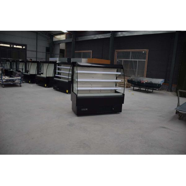 Air Cooling MultiDeck Open Display Refrigerator Semi Vertical