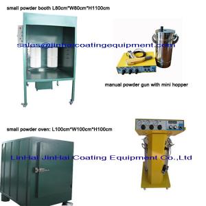 Cheap Small Powder Coating Line Powder Curing Oven Manual Spray Booth Powder Coating Machine for sale
