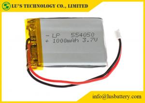 Cheap 1000mah Rechargeable Lithium Polymer Battery 3.7v LP554050 lithium battery For MP3 / MP4 Player / Car GPS for sale