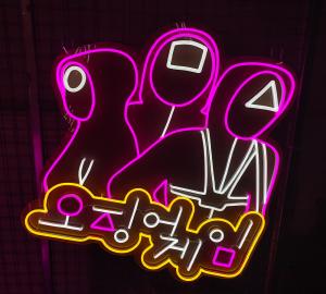 China Korea Japan custom neon sign word letter picture handmade neon sign on sale