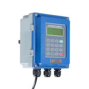 China Wall Mounted Clamp On Ultrasonic Flow Meter Digital Water Flow Meter on sale