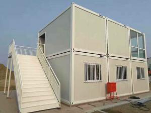 Cheap Steel Construction Prefabricated Container House Galvanized Fireproof for sale